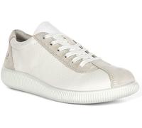 Ecco Suave Cero W a-Ecco Ajuste Preciso Ante Cuero Detalle Mujer Zapatillas