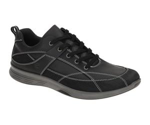 ECCO Tenis para Hombre Exceed Walking, Negro/Negro, 6