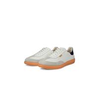 ECCO Tenis Soft 11 para Mujer, Grava/Blanco/Marino, Talla 7 de Reino Unido