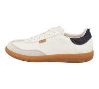 ECCO Tenis Soft 11 para Mujer, Grava/Blanco/Marino, Talla 7 de Reino Unido