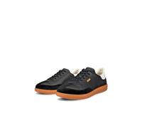 ECCO Tenis Soft 11 para Mujer, Negro/Blanco Brillante, Talla 4