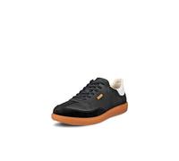ECCO Tenis Soft 11 para Mujer, Negro/Blanco Brillante, Talla 5.5 de Reino Unido