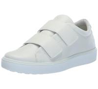 ECCO Tenis Soft 60 de Dos Correas para Hombre, Blanco, 9-9.5