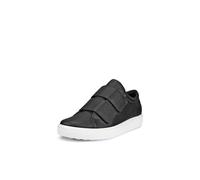 Ecco Tenis Soft 60 de dos correas para mujer, Negro, 40/41 EU