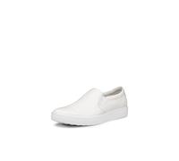 ECCO Tenis Soft 60 Premium sin Cordones para Mujer, White, 6/6.5 UK