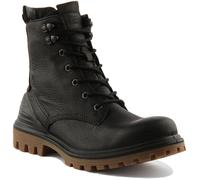 ECCO Tredtray Mujer Cordones Cuero Caminante Botas Color Negro Talla UK 3- 9
