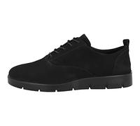 ECCO Womens Bella Soft Nubuck Leather Lace Up Shoes, Negro 001, 4.5 UK