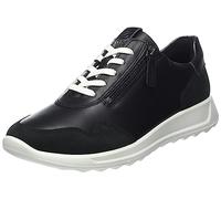 ECCO Women's Flexure Runner, Black Black Silver Heavy, 37 EU