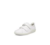 ECCO Women's Soft 2.0 Low-Top Sneakers, Blanco Brillante., 42 EU