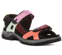 Ecco Yucatán Slip On Sandalia Para Mujer Multicolor De Cuero EU 37-42