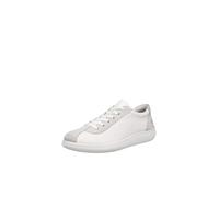 Ecco Zapatillas mujer Soft Zero W 220253 Blanco Cuero Cordones 37