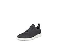 ECCO Zapatillas Deportivas para Hombre S Lite Hybrid Black/Magnet, Talla 43 EU, Imán Negro., 43 EU