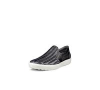 ECCO Zapatillas Deportivas Soft 7 Woven Slip On II para Mujer, Plateado Heavy, 41/42 EU