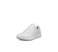 ECCO Zapato de Golf Impermeable de Encaje para Mujer S, Blanco, 38 EU