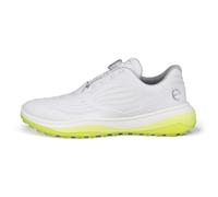 ECCO Zapato de Golf Impermeable Lt1 Boa Hybrid para Hombre, White, 11/11.5 UK