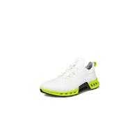 ECCO Zapatos de Golf C4 para Hombre (White/Lime Punch, Sistema Tallas Calzado EU, Adulto, Números, Mediano, 45)