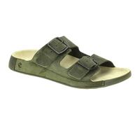 ECCO Zapatos de hombre - Sandalias Cozmo Men´s - Buckle, verde oliva, 42 EU