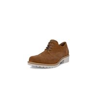 ECCO Zapatos Planos Elaina Oxford para Mujer, marrón Claro, 7 UK
