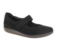 ECCO Zapatos Planos Soft 2.0 Mary-Jane para Mujer, Color Negro, Talla 36