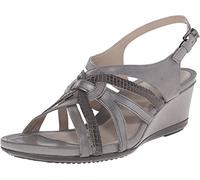 Eccoecco Touch 45 WS - Sandalias de Punta Descubierta Mujer, Color Gris, Talla 41 UE