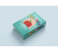 Éccomi Tarjetas de Aprendizaje de Colores para Bebés, 12 Unidades con Anillas, Cartón Grueso, Estimulación Visual y Vocabulario, Juego Educativo para Bebés.: De paseo con los colores