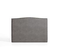 ECCOX - Cabecero de Cama Ambar en Tela Antimanchas Acualine - Cabezal Tapizado en Tela con Acolchado de Espuma y Refuerzo Trasero - Color Gris - Cama 140-150x110x6,5 cm