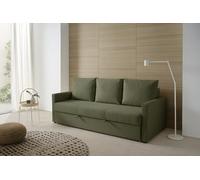 ECCOX Sofá Cama Alta Gama 3 Plazas Eden (Verde)