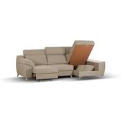 ECCOX Sofá Cama Chaiselongue Elegance Beige Derecha