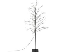 ECD Germany Árbol de navidad artificial 150cm con 360 luces LED blanco cálido