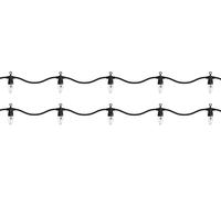 ECD Germany Cadena de luces de Halloween 360cm con 10 bombillas blanco cálido