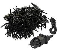 ECD Germany Guirnalda de luces led 5,5m en racimo blanco cálido interior/exterior