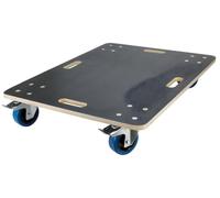 ECD Germany Plataforma Rodante Rodillo para Transporte de Muebles 60 x 80cm Carga hasta 800kg Tabla con Ruedas Monopatín con Freno Placa Tablero Carretilla Plataforma Carro para Mundanzas y Traslados