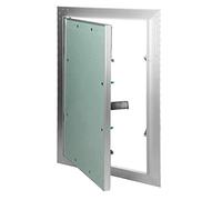 ECD Germany Puerta de Inspección Revisión 250x400mm Cartón de Yeso Inserto GK 12,5mm Marco de Aluminio Solapa de Mantenimiento Tapa de Limpieza Panel Trampilla Acceso Instalación en Paredes y techos