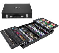 ECD Germany Set de pintura 174 piezas maletín estuche de dibujo colores