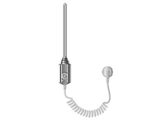 ECD Germany Termostato Regulador de Temperatura para Radiadores de Baño 600 W Barra Calefactora Eléctrico 1/2" Cromado Revestimiento de Cobre Elemento Calefacción Varilla para Calefactores