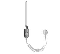 ECD Germany Termostato Regulador de Temperatura para Radiadores de Baño 900 W Barra Calefactora Eléctrico Cromado Revestimiento de Cobre Elemento Calefacción Varilla para Calefactores