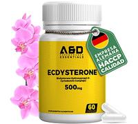 Ecdisterona Cápsulas de alta dosis de 500 mg para Máximo Músculo | Vegano Ecdysterone | Ecdisterone natural para el culturismo (60 capsules)