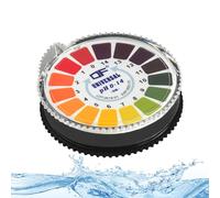 ECENCE 1 unidades, tiras de prueba pH en rollo, papel para prueba de tornasol, rango de medición 0-14, papel indicador universal, test de ácidos para acuarios, agua potable