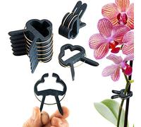 ECENCE 60 Clips para Plantas para Tomates, Rosas, Pepinos y Otras Plantas trepadoras 6cm Soporte para Plantas, Pinzas para sujeción, fijación sencilla, reutilizable