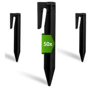 ECENCE Piquetas para Robot cortacésped, 50 Piezas, Clavos de fijación para Cables delimitadores, Compatible con Gardena, Bosch, Husqvarna, Worx, Yard Force