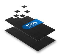 ECENCE Placas Magnéticas Autoadhesivas 100 Piezas Mini láminas magnéticas 20x20x1,2mm Imanes Adhesivos para fotografías Posters o Notas