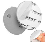 ECENCE Soporte Magnético Detector de Humo 20 Unidades Ø 70 mm Adhesivo | Base magnética autoadhesiva para detectores de humo y alarmas contra incendios, instalación sin taladrar