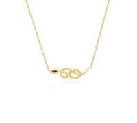Ecfew ™ Granate Devanado Serpiente Colgante Collar En Plata de Ley Chapada Oro