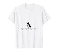 ECG Heartbeat Hip-Hop Bailarina, Street Dance Heartline Camiseta