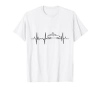 ECG Policial Frecuencia Cardíaca Camiseta