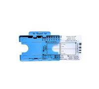 ECG - Regla de plástico de 7 pasos, herramienta de medición para interpretación de ECG/ECG, herramienta de medición transparente, regla ECG fácil de llevar, sigue un plan de 7 pasos (B)