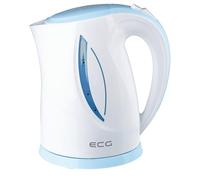 ECG RK 1758 Blue Hervidor de agua, 1,7 L, plástico, 1.7 L), color azul y blanco