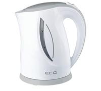 ECG RK 1758 Grey Hervidor de agua, 1,7 L, plástico, 1.7 L), Gris de color blanco