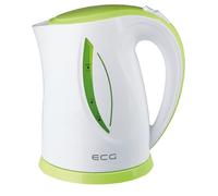 ECG RK 1758 Green - Hervidor de agua (1,7 L, plástico, 1,7 L), color verde y blanco