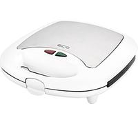 ECG S 399 3 en 1 White Sandwichera, acero inoxidable/plástico, color blanco